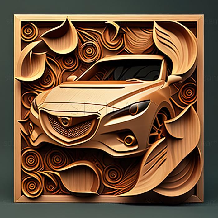 3D model Mazda2 (STL)